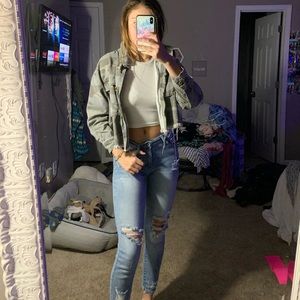 Camo Jean Jacket